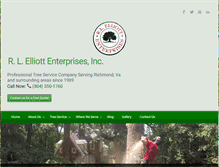 Tablet Screenshot of elliotttreeservice.com